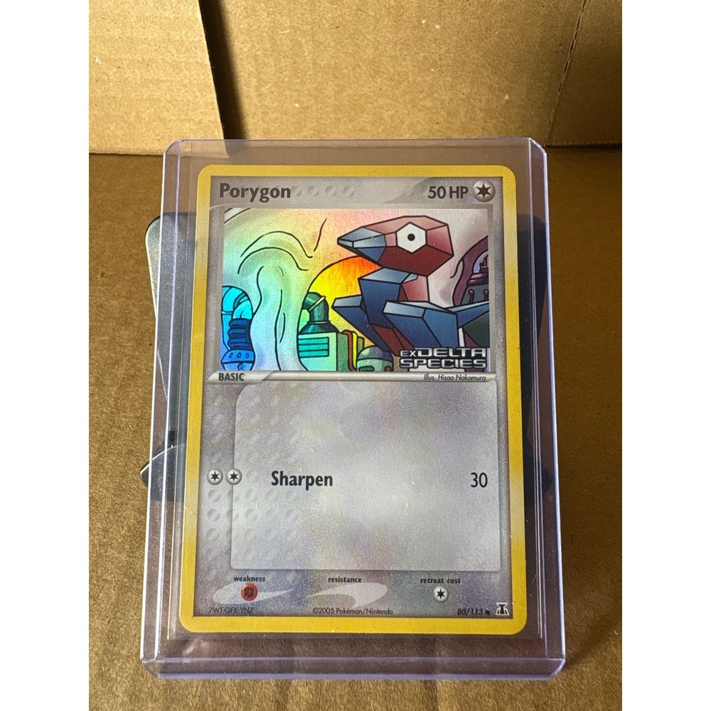 Pokemon Porygon 80/113 EX Delta Species Reverse Holo 2005 TCG Card